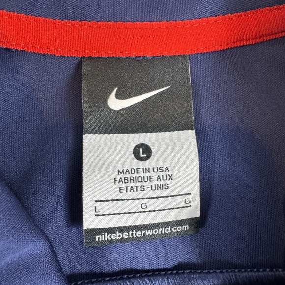 Nike Full Zip UCONN Huskies Vest Women's Navy & Red Size L - Picture 3 of 9